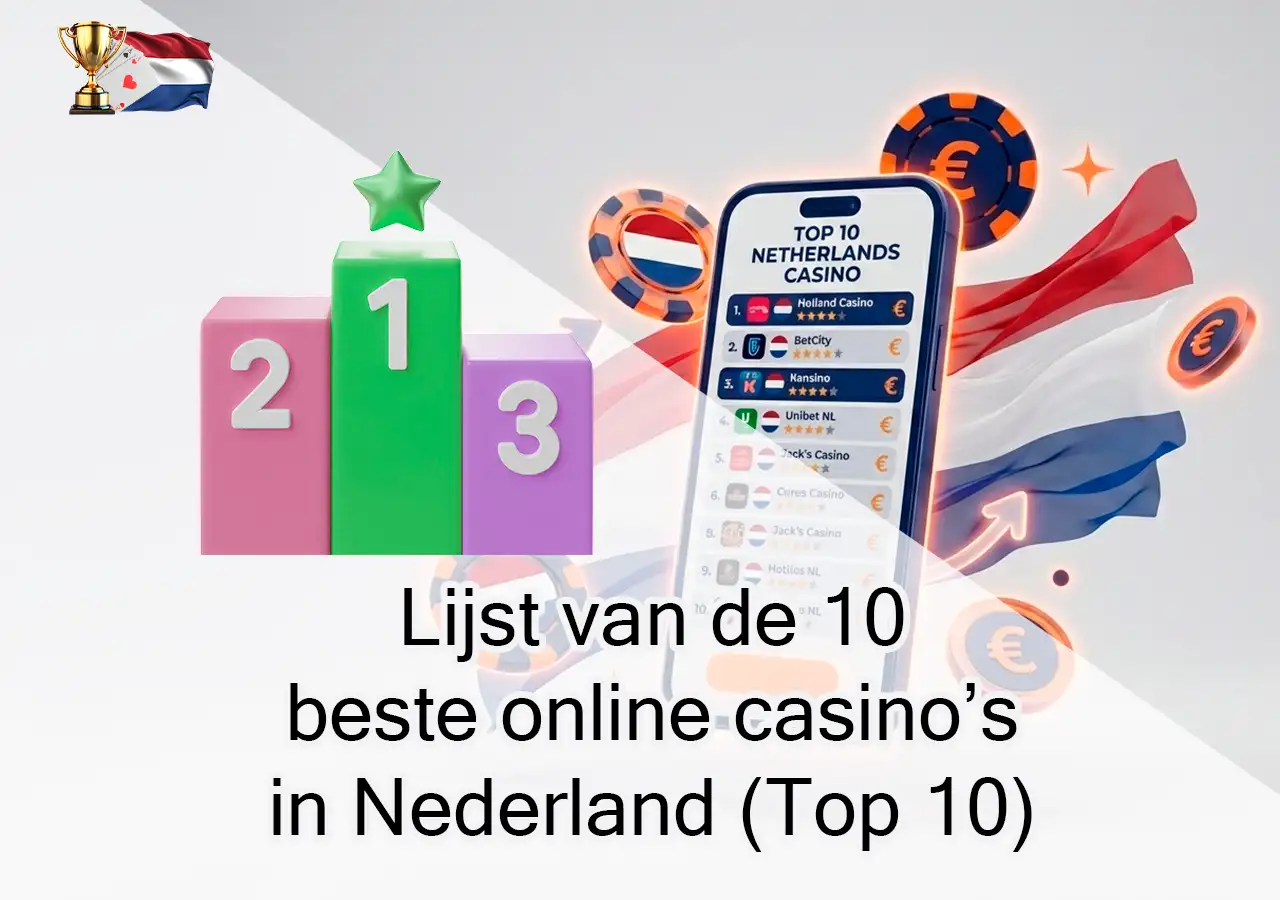 Top 10 beste online casino’s in Nederland